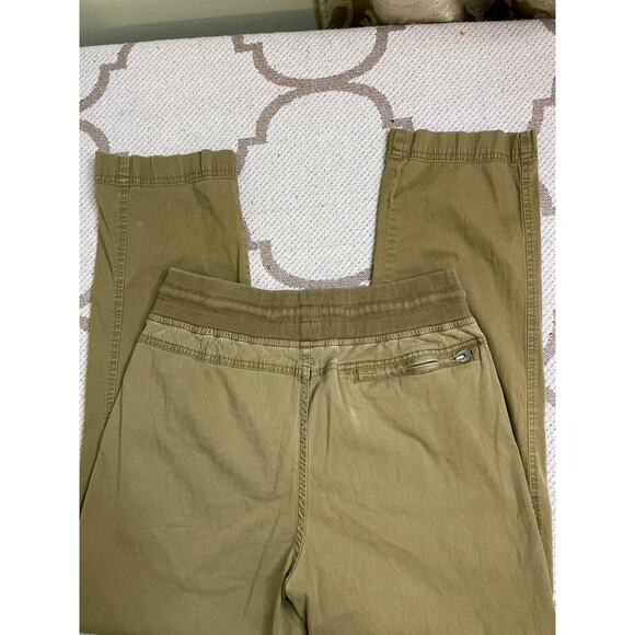 Pact organic cotton pull on elastic tie waistband chino pants pockets,size small - Picture 11 of 15